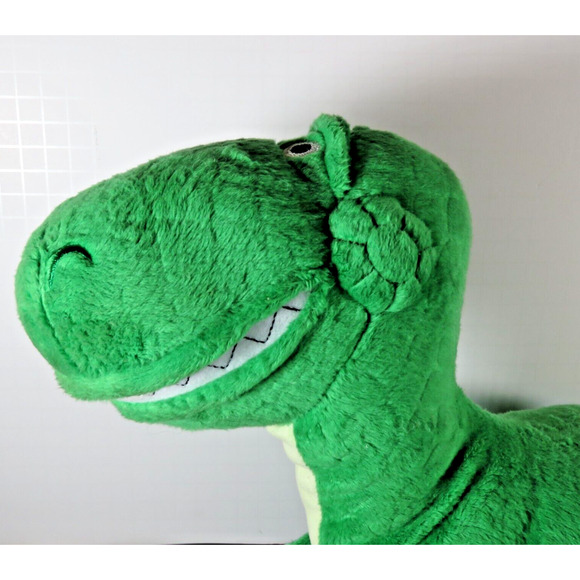 Rex T-Rex Dinosaur Toy Story Disney Store Plush Pixar Green Stuffed Animal - Picture 4 of 16